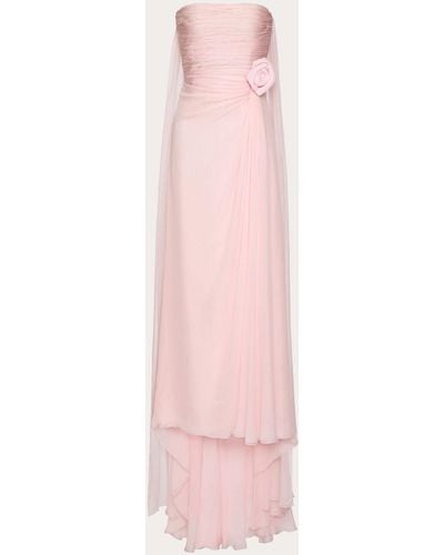 Valentino Chiffon Gown - Pink