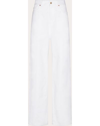 Valentino Denim Trousers - White