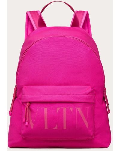 Valentino Garavani Vltn Nylon Backpack - Pink