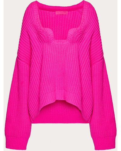 Valentino Wool Jumper - Pink