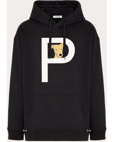 Valentino Rockstud Pet Customisable Unisex Hooded Sweatshirt - Black