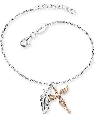 Engelsrufer Bracelet erb-feder-angel-bir 925 argent - Métallisé