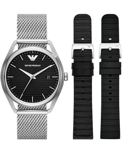 Emporio Armani Set de montres ar80055 - Métallisé