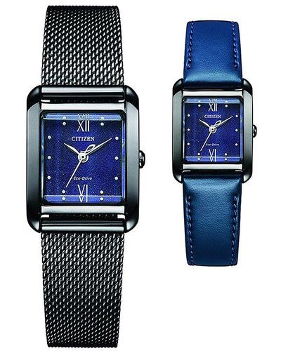 Citizen Set de montres elegant eco-drive ew5597-63l - Bleu