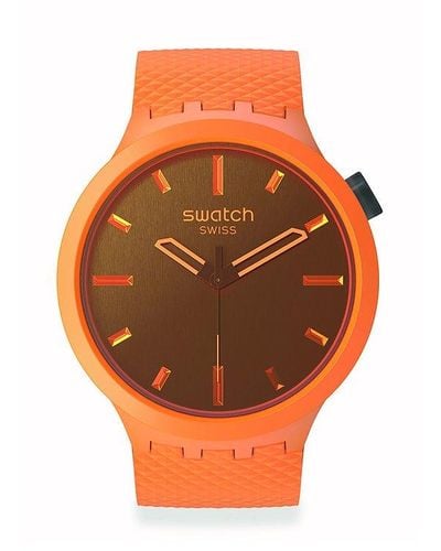 Swatch Montre unisexe sb05o102 - Orange