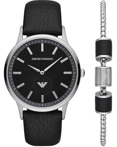 Emporio Armani Set de montres ar80039 - Métallisé