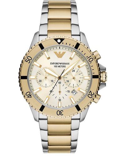 Emporio Armani Chronograaf - Metallic