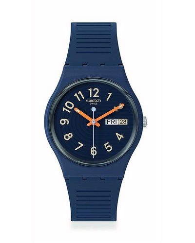 Swatch Montre unisexe so28i700 - Bleu