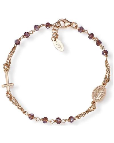 Amen Bracelet rosaries crystal brorvi3 925 argent - Métallisé