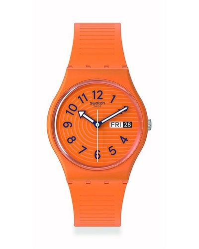 Swatch Montre unisexe so28o703 - Orange