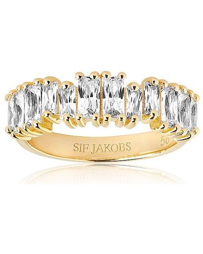 Sif Jakobs Jewellery Bague pour sj-r1077-cz-yg-56 925 argent - Métallisé