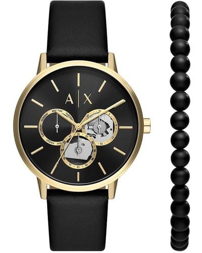 Armani Exchange Horlogeset - Zwart