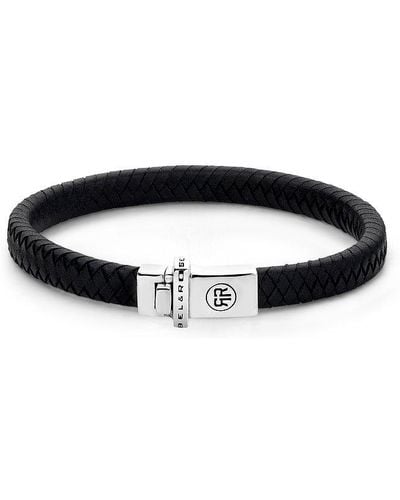 REBEL & ROSE Bracelet rr-l0139-s-l+ cuir - Noir