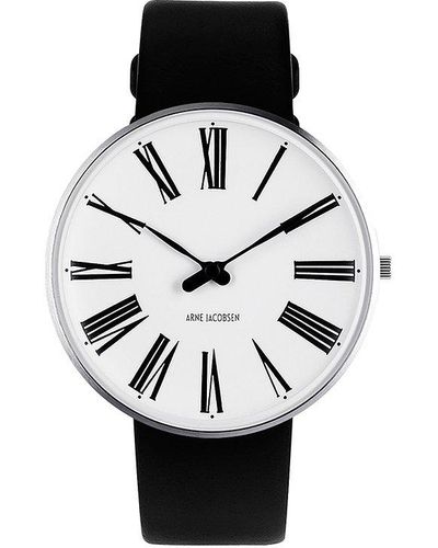 Arne Jacobsen Horloge - Metallic