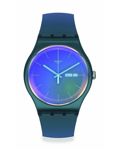Swatch Montre unisexe so29n707 - Bleu