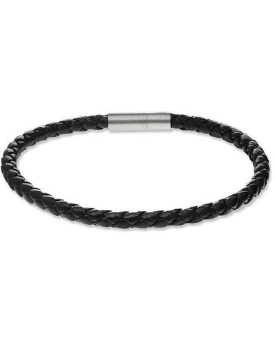 Esprit Bracelet even 88674952 cuir - Noir