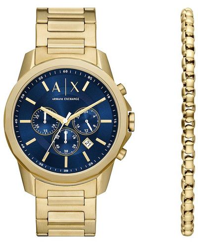 Armani Exchange Horlogeset - Blauw