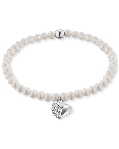 Engelsrufer Bracelet erb-heartwing-pe perle - Blanc