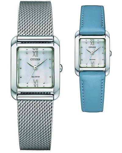Citizen Set de montres elegant eco-drive ew5590-62a - Bleu