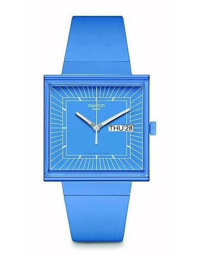 Swatch Montre unisexe so34s700 - Bleu