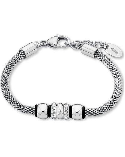 S.oliver Bracelet 9240135 acier inoxydable - Métallisé