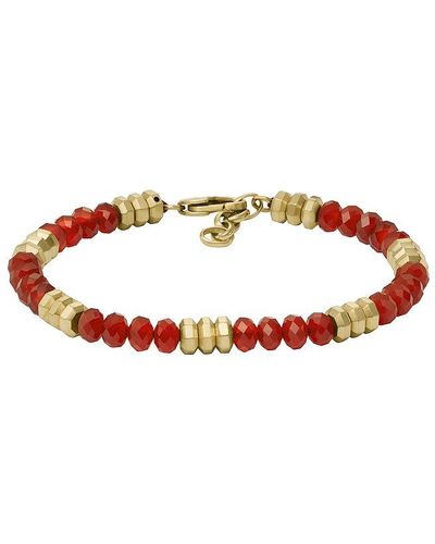 Fossil Bracelet jewelry jf04606710 acier inoxydable - Rouge