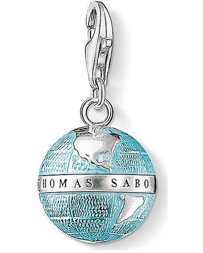 Thomas Sabo Charm sterling silver 0754-007-1 - Bleu