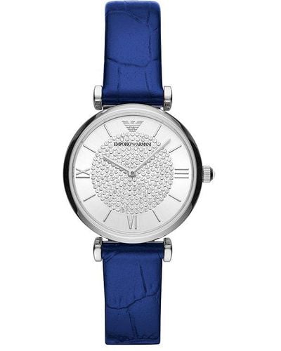 Emporio Armani Horloges - - Dames - Blauw