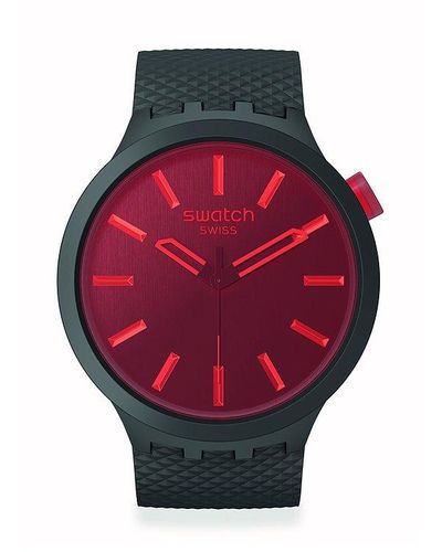 Swatch Montre unisexe sb05b111 - Rouge