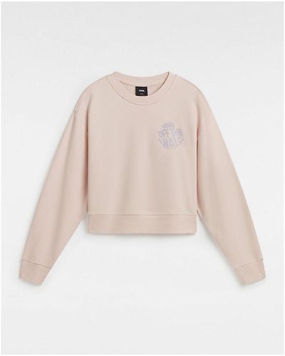 Vans Circle Crop Crew Sweatshirt - Naturel