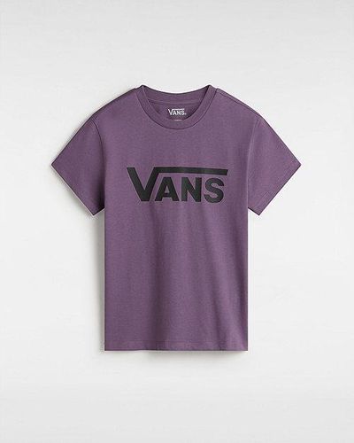 Vans Flying V Crew T-shirt - Purple