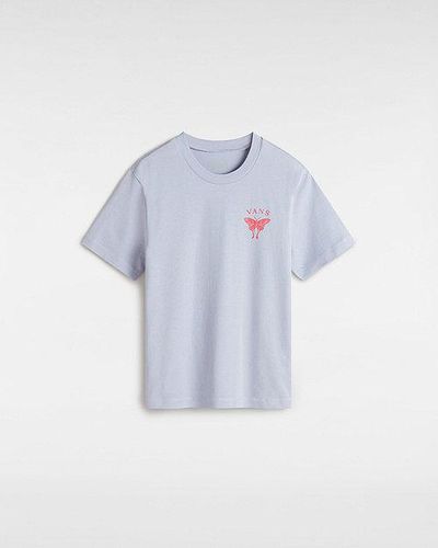 Vans Camiseta De Niños Butterfly Skull - Azul