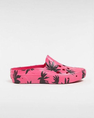 Vans Slip-on Mule Trk Surf Essentials Shoes - Pink