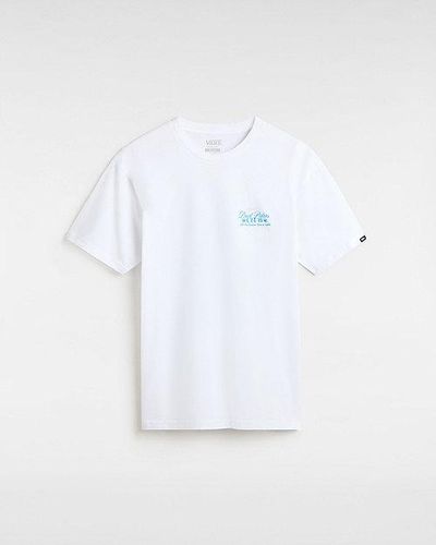 Vans T-shirt Dual Palms Club - Blanc