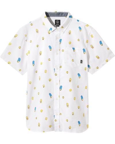 Vans Camicia Button-down Houser The Simpsons X - Bianco
