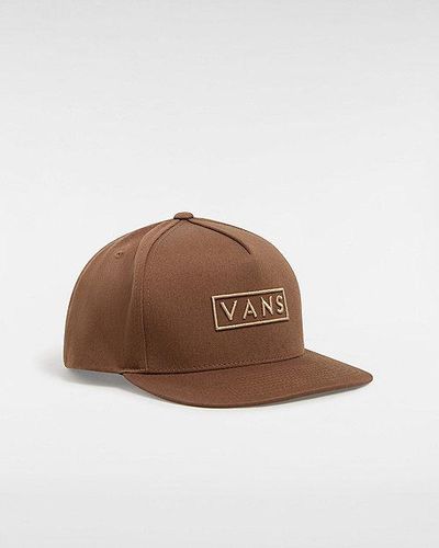 Vans Easy Box Snapback Hat - Brown