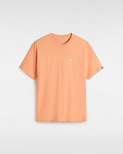 Vans T-shirt Left Chest Logo - Orange