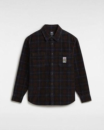 Vans Ave Buttondown Overhemd Met Lange Mouwen - Zwart