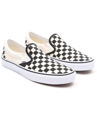 Vans Checkerboard Classic Slip-on Schuhe - Natur