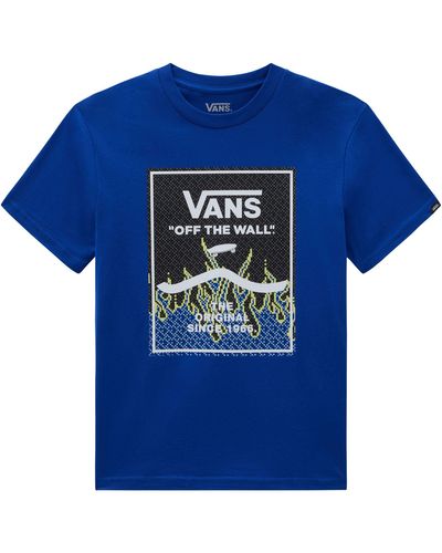 Vans Print Box T-shirt Für Jungen - Blau