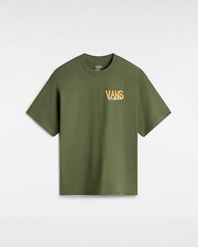 Vans Local Pub Spray Loose Fit T-shirt - Green