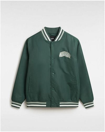 Vans Veste De Baseball Dunton - Vert