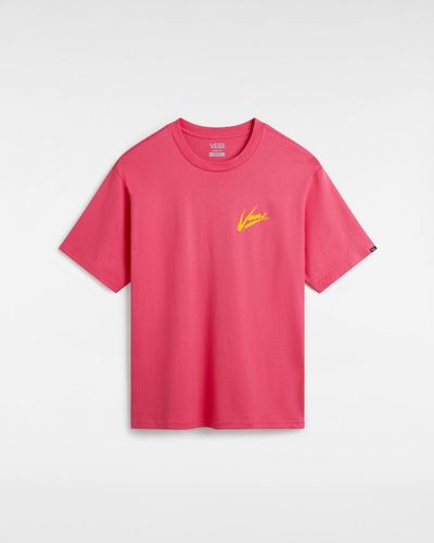 Vans Dettori Loose Fit T-Shirt (Honey Suckle) Herren, Größe - Pink