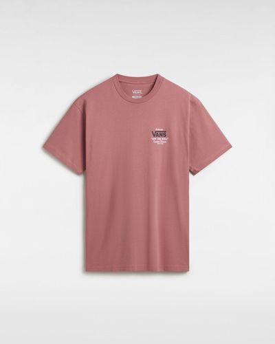 Vans Holder St Classic T-Shirt (Withered Rose) Herren, Größe - Pink