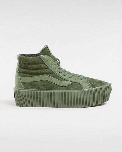 Vans Chaussures Premium Sk8-hi 38 Reissue Platform - Vert