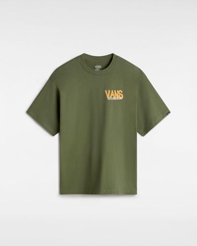 Vans Local Pub Spray Loose Fit T-shirt - Grün