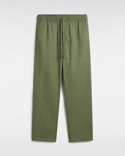 Vans Pantalon Décontracté Élastique Range - Vert