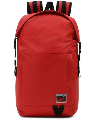 Vans Outdoor Club Rolltop Rucksack - Rot