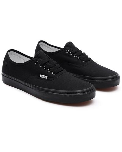 Vans authentic total black sale