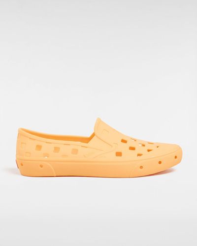 Vans Slip-On Trk Schuhe (Safety) , Größe - Orange
